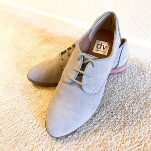 Dolce Vita Gray Leather Shoes Pink Soles